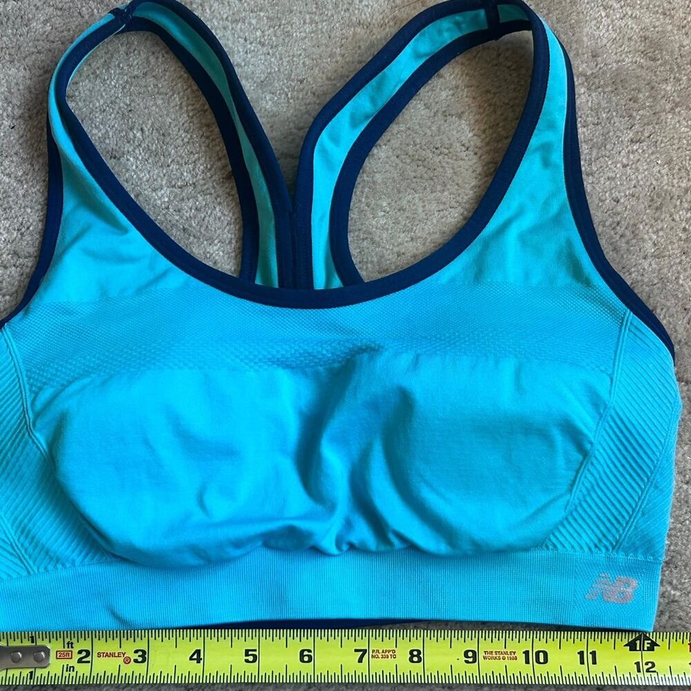 New-balance Women's Blue‎ Sports Bra Medium lightweight